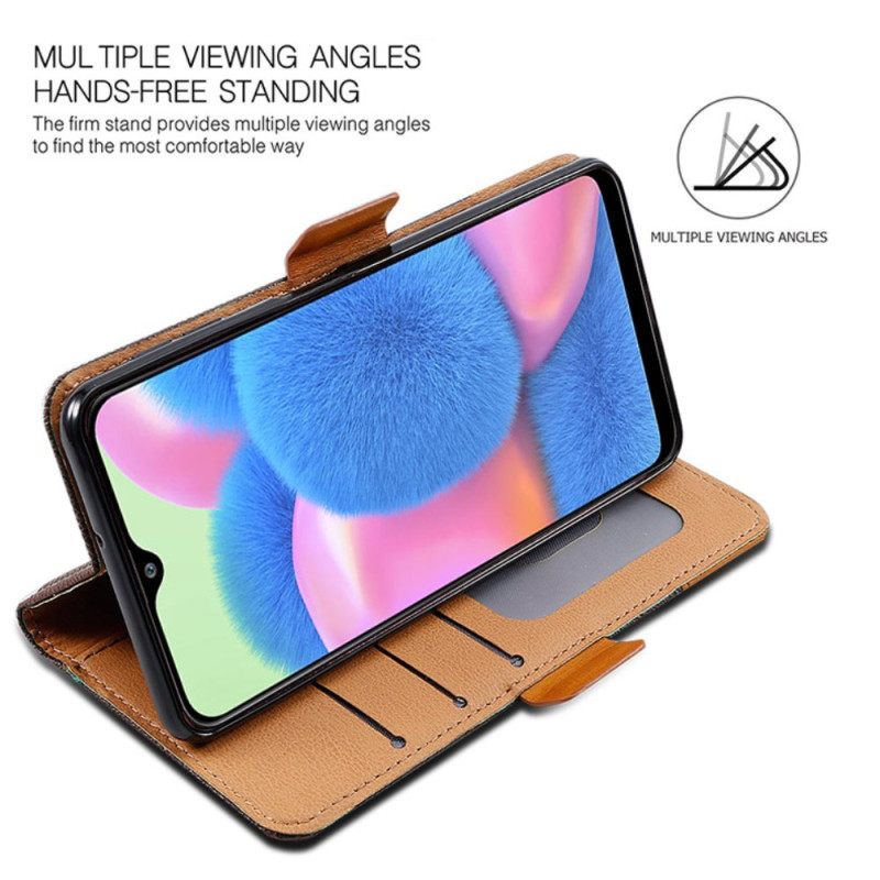 Δερματινη Θηκη Poco C75 Δύο Υφές