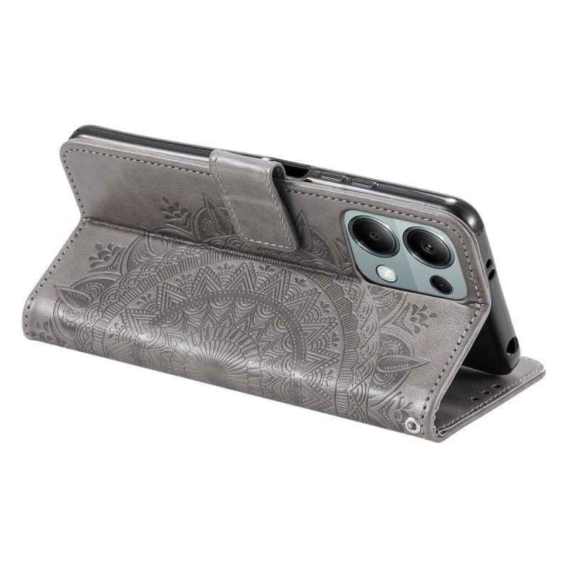 Δερματινη Θηκη Poco C75 Ήλιος Mandala