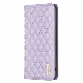 Δερματινη Θηκη Poco C75 Καπιτονέ Binfen Color