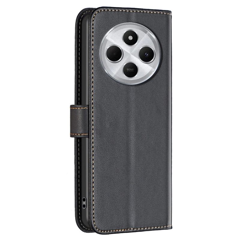 Δερματινη Θηκη Poco C75 Κλασικό Binfen Color Σιλικόνης