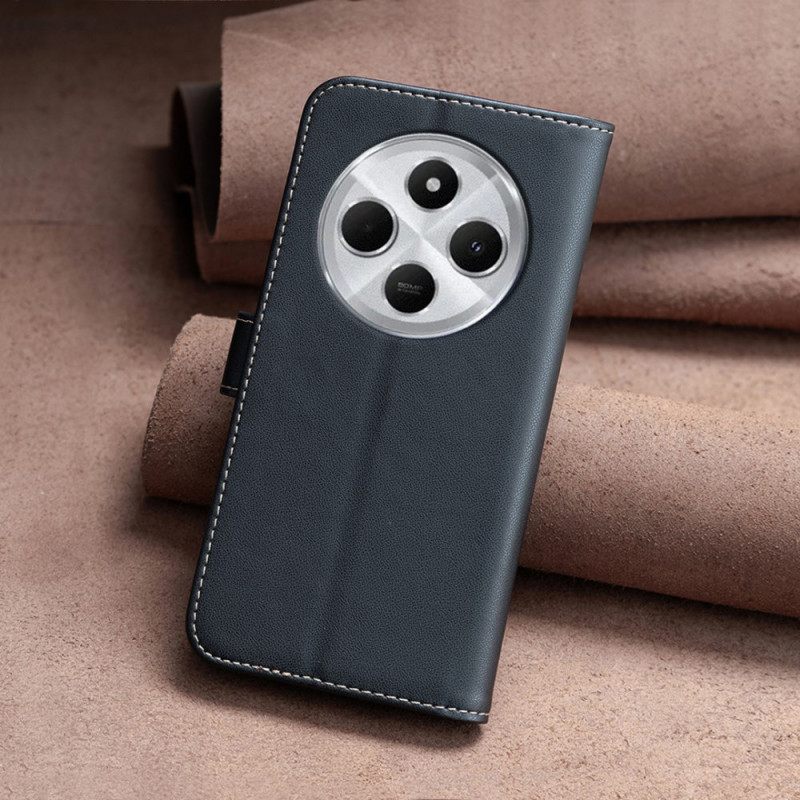 Δερματινη Θηκη Poco C75 Κλασικό Binfen Color Σιλικόνης