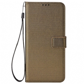 Δερματινη Θηκη Poco C75 Κουκκίδες Με Λουρί