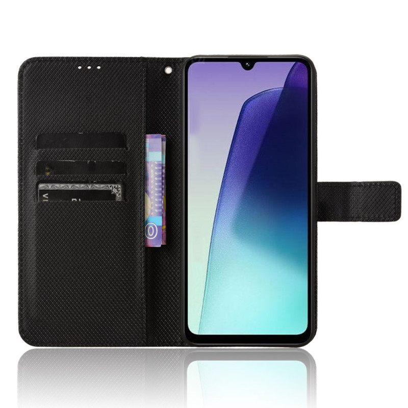 Δερματινη Θηκη Poco C75 Κουκκίδες Με Λουρί