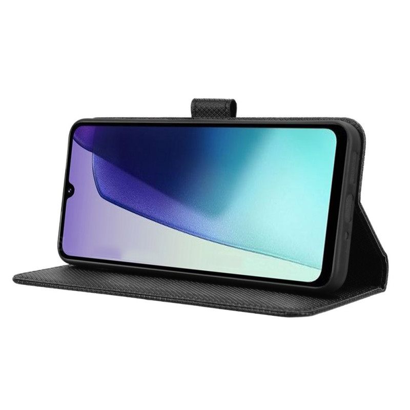 Δερματινη Θηκη Poco C75 Κουκκίδες Με Λουρί