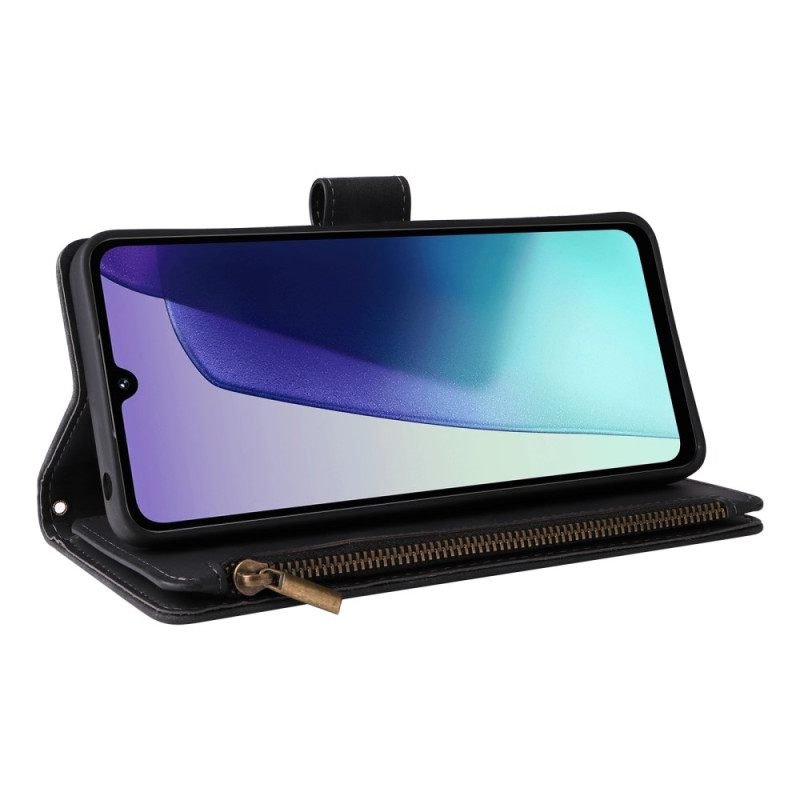 Δερματινη Θηκη Poco C75 Πολυλειτουργικό Πορτοφόλι Σιλικόνης