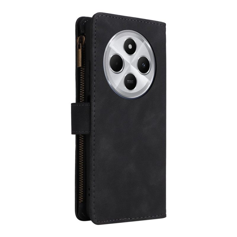 Δερματινη Θηκη Poco C75 Πολυλειτουργικό Πορτοφόλι Σιλικόνης