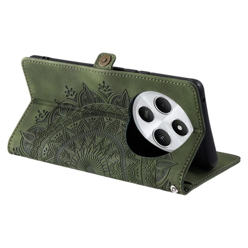 Δερματινη Θηκη Poco C75 Πορτοφόλι Μάνταλα Σιλικόνης