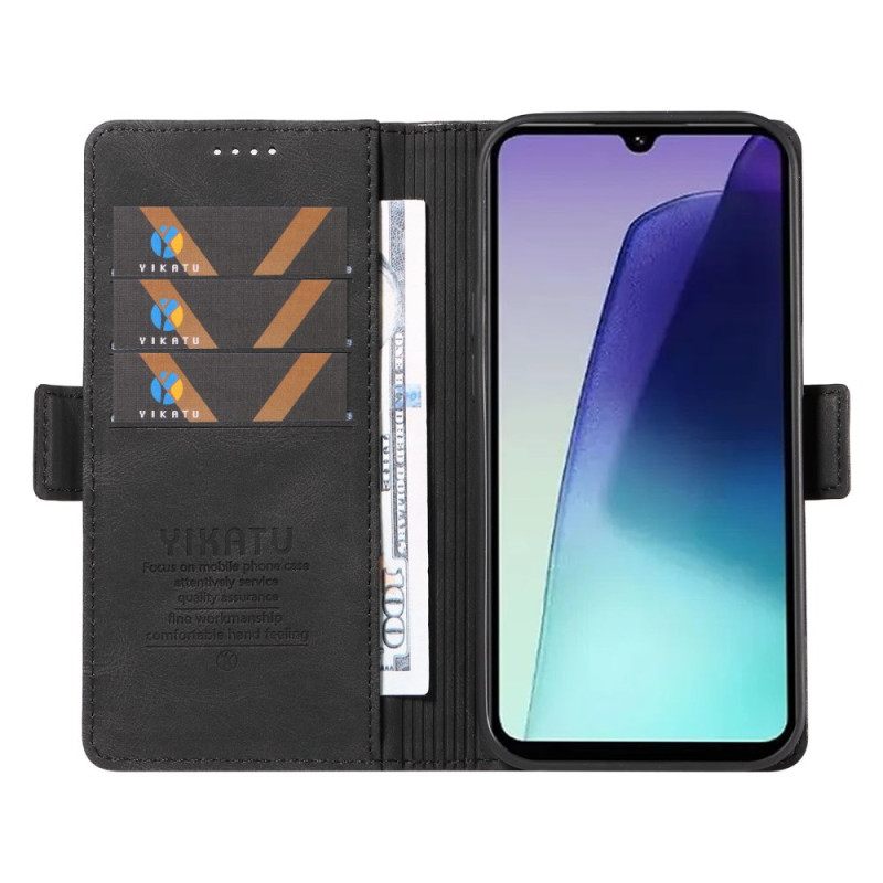 Δερματινη Θηκη Poco C75 Σουέτ Εφέ Yikatu