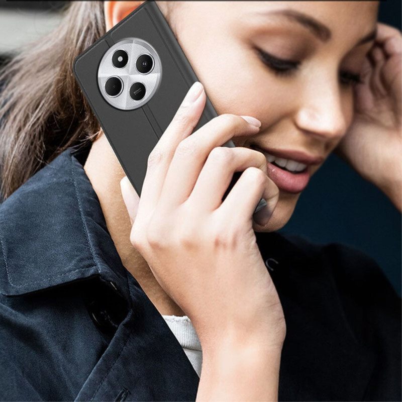 Δερματινη Θηκη Poco C75 Θήκη Και Βάση Καρτών Σιλικόνης