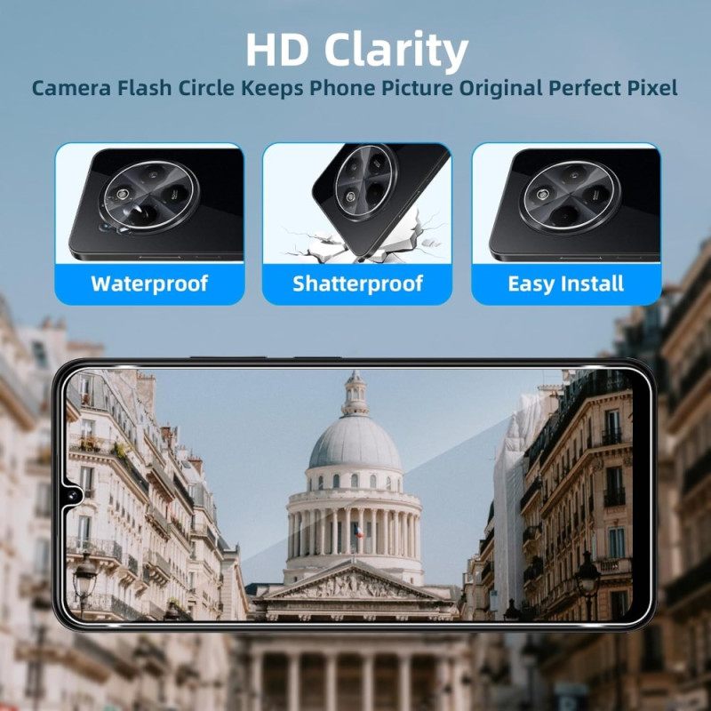 Διπλό Προστατευτικό Οθόνης Και Κάμερας Από Σκληρυμένο Γυαλί Για Xiaomi Redmi 14c / Poco C75