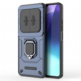 Κάλυμμα Poco C75 Ανθεκτική Θήκη Δαχτυλιδιού Με Συρόμενο Προστατευτικό Φακού