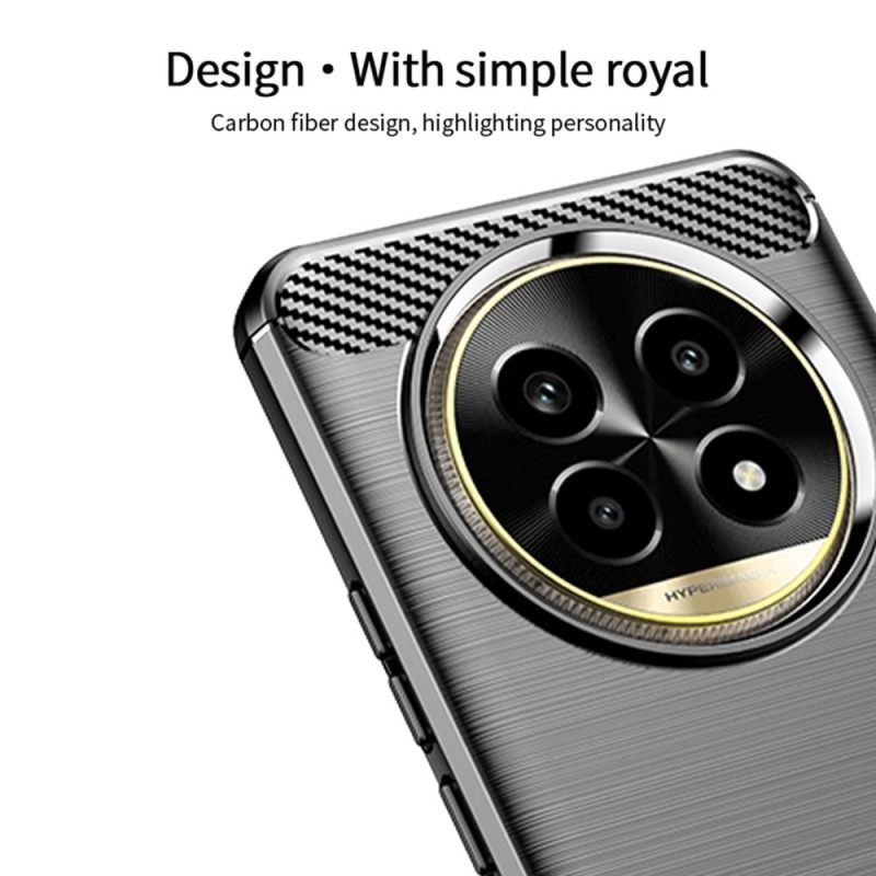 Κάλυμμα Poco C75 Βουρτσισμένες Ίνες Άνθρακα Mofi