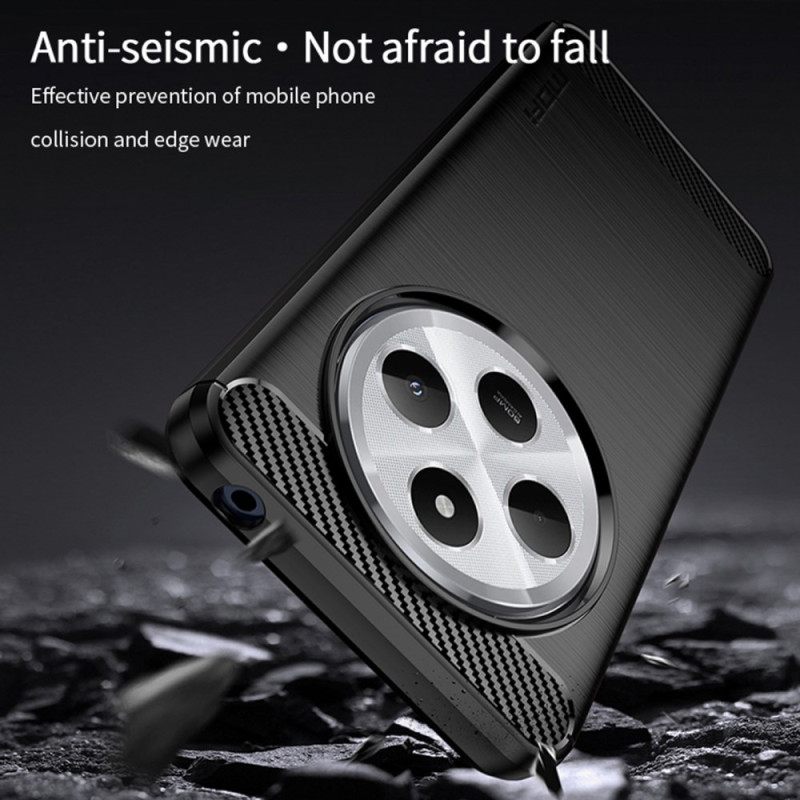 Κάλυμμα Poco C75 Βουρτσισμένες Ίνες Άνθρακα Mofi