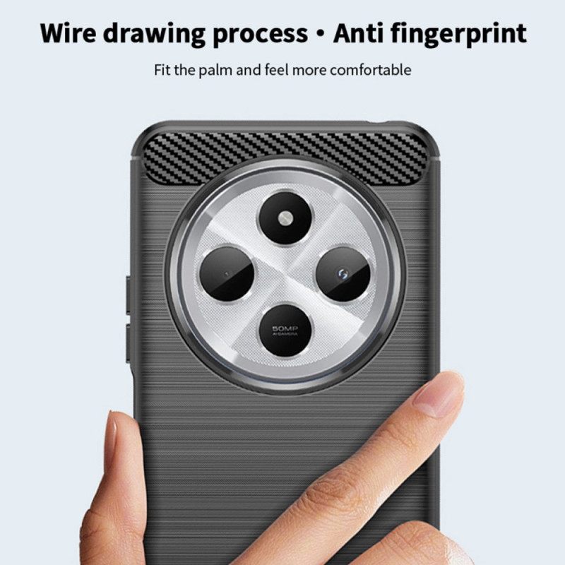 Κάλυμμα Poco C75 Βουρτσισμένες Ίνες Άνθρακα Mofi