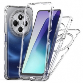 Κάλυμμα Poco C75 Διαφανής Με Μπροστινό Πλαίσιο Σιλικόνης