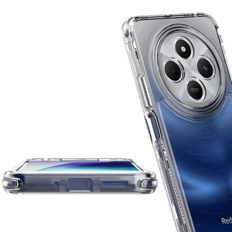 Κάλυμμα Poco C75 Διαφανής Με Μπροστινό Πλαίσιο Σιλικόνης