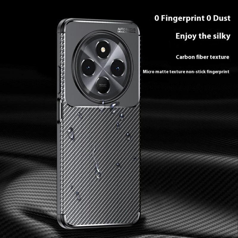 Κάλυμμα Poco C75 Εύκαμπτες Ίνες Άνθρακα Σιλικόνης