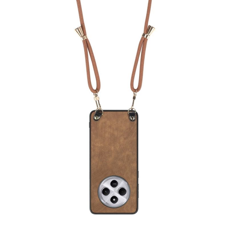 Κάλυμμα Poco C75 Ρετρό Δερμάτινο Εφέ