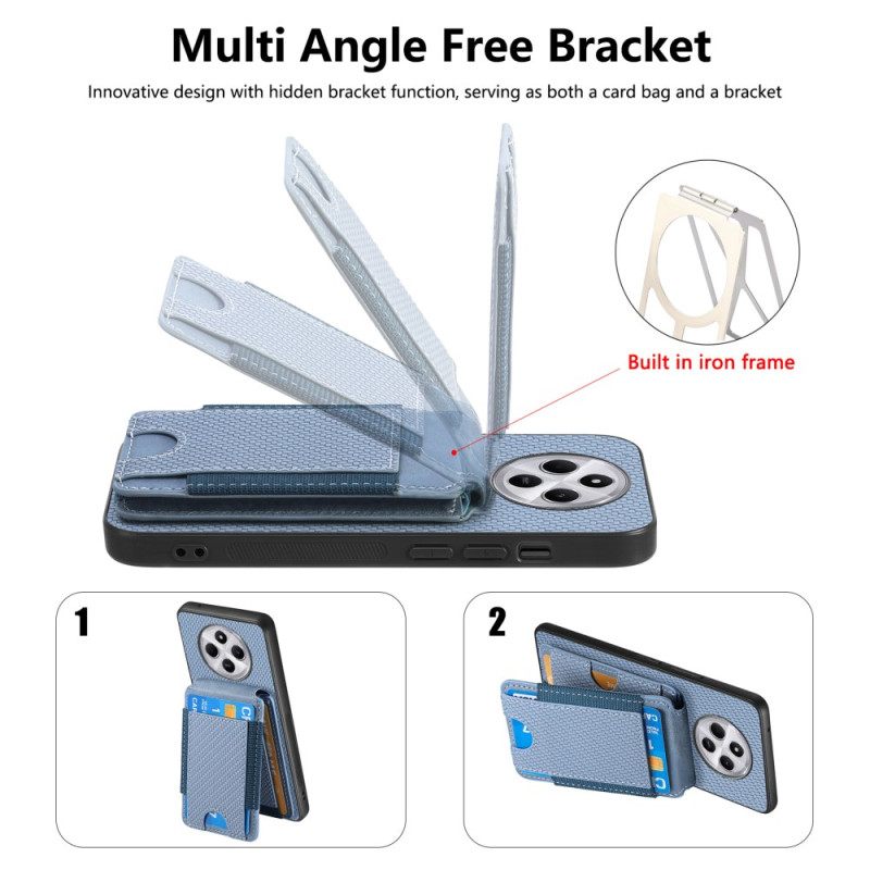 Κάλυμμα Poco C75 Θήκη Και Βάση Καρτών Από Ανθρακονήματα