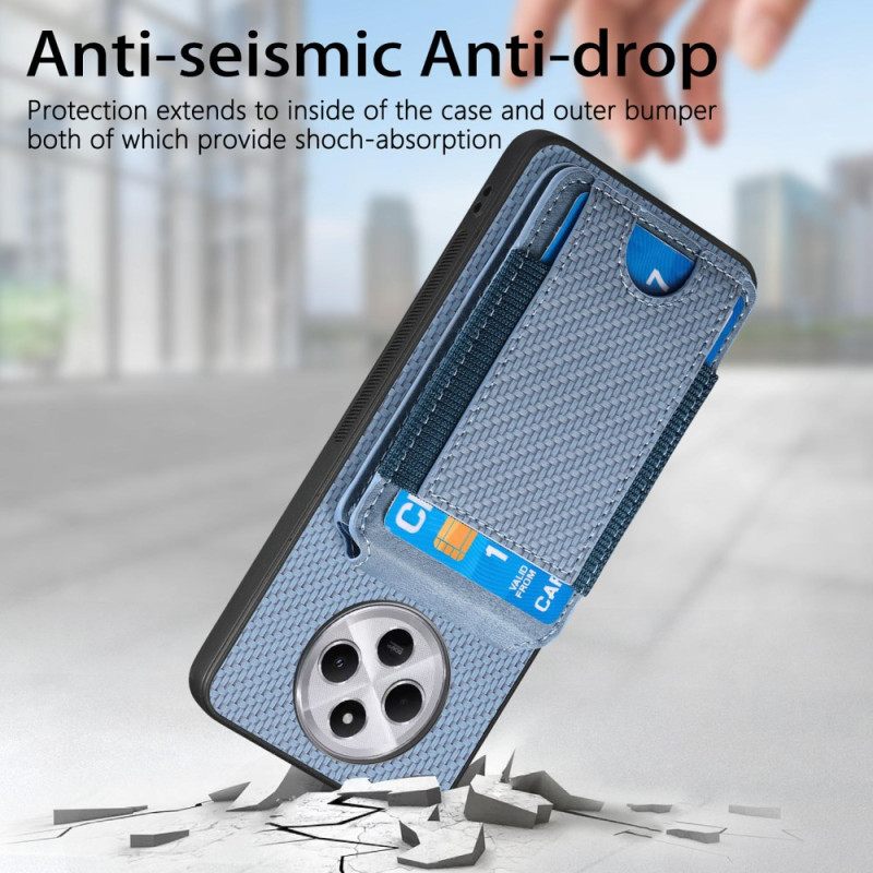 Κάλυμμα Poco C75 Θήκη Και Βάση Καρτών Από Ανθρακονήματα