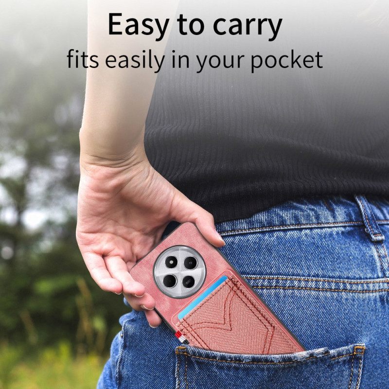 Κάλυμμα Poco C75 Θήκη Καρτών Από Τζιν Σιλικόνης