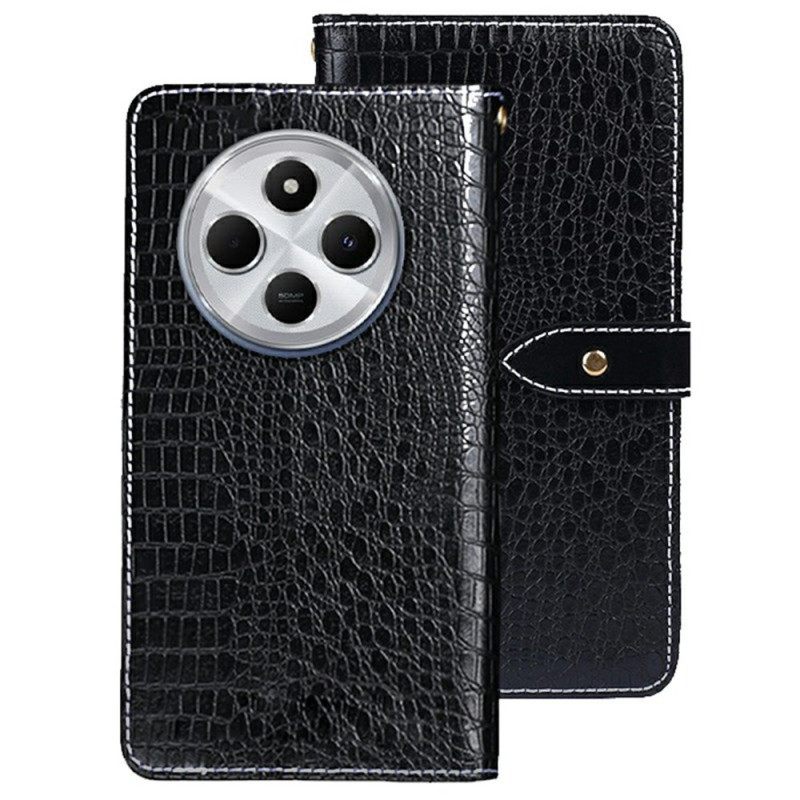 Θηκη Κινητου Poco C75 Θήκες Κινητών Κροκόδειλος Εφέ Idewei