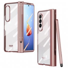 θηκη κινητου Samsung Galaxy Z Fold 4 Παγωμένο Κέλυφος Με Γραφίδα