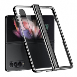 Θήκη Samsung Galaxy Z Fold 4 Διαφανές Μεταλλικό Μεντεσέ