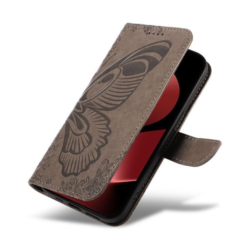 Δερματινη Θηκη Huawei Pura 80 Pro Γραφική Πεταλούδα