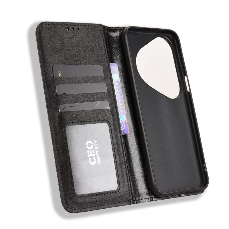 Δερματινη Θηκη Huawei Pura 80 Pro Vintage Περίγραμμα