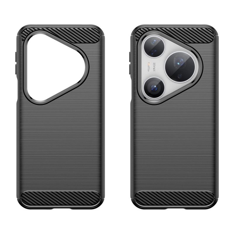 Κάλυμμα Huawei Pura 80 Pro Βουρτσισμένο Ανθρακονήματα