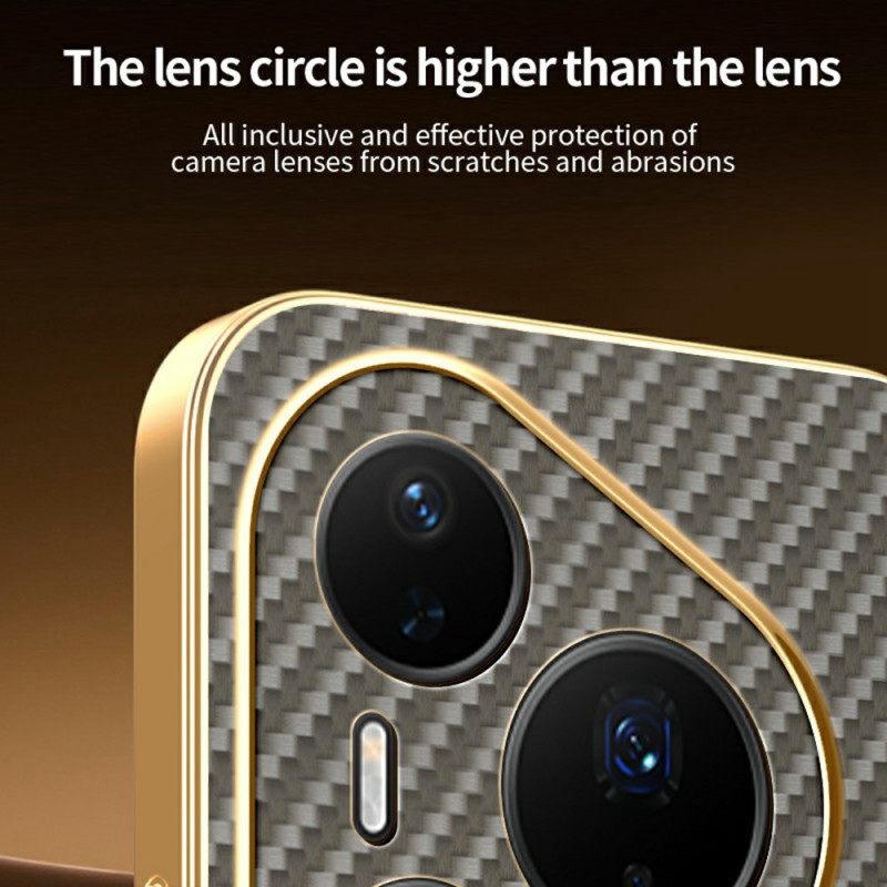 Κάλυμμα Huawei Pura 80 Pro Υφή Από Ίνες Άνθρακα