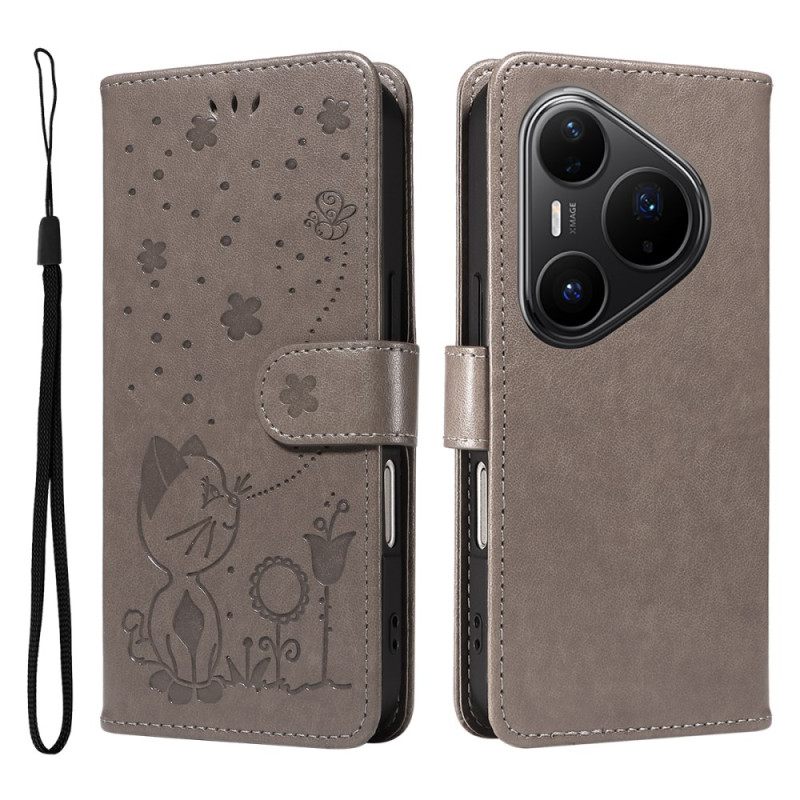 Θηκη Κινητου Huawei Pura 80 Pro Θήκες Κινητών Γάτα Και Μέλισσα