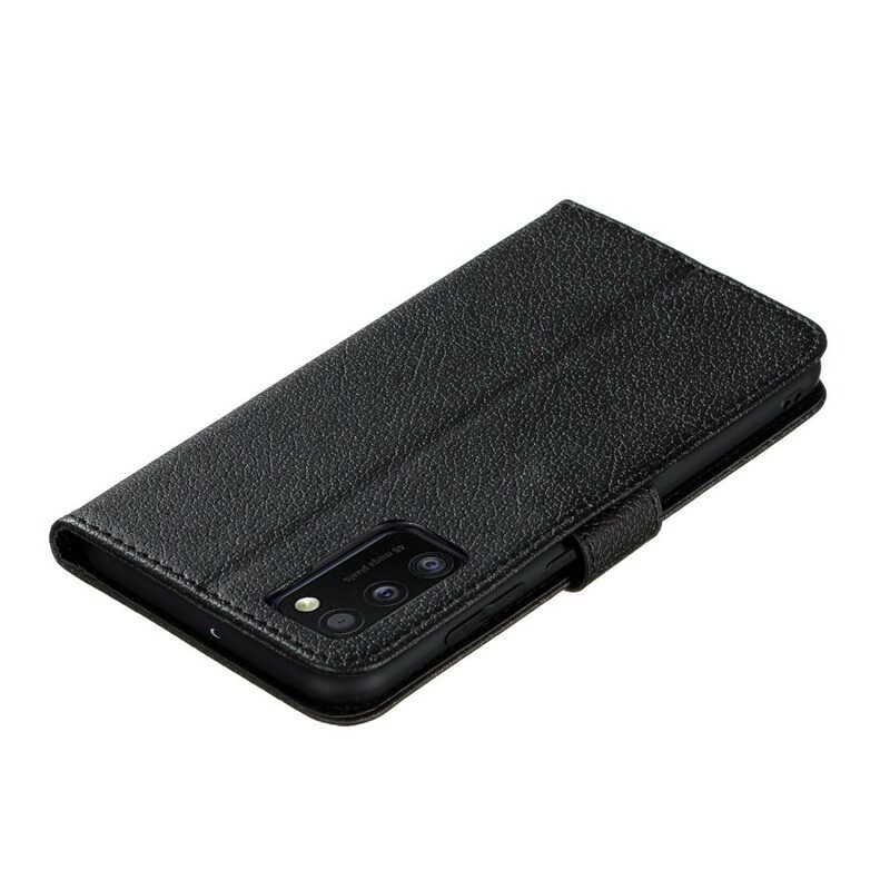 δερματινη θηκη Samsung Galaxy A41 Faux Leather Live Your Dream