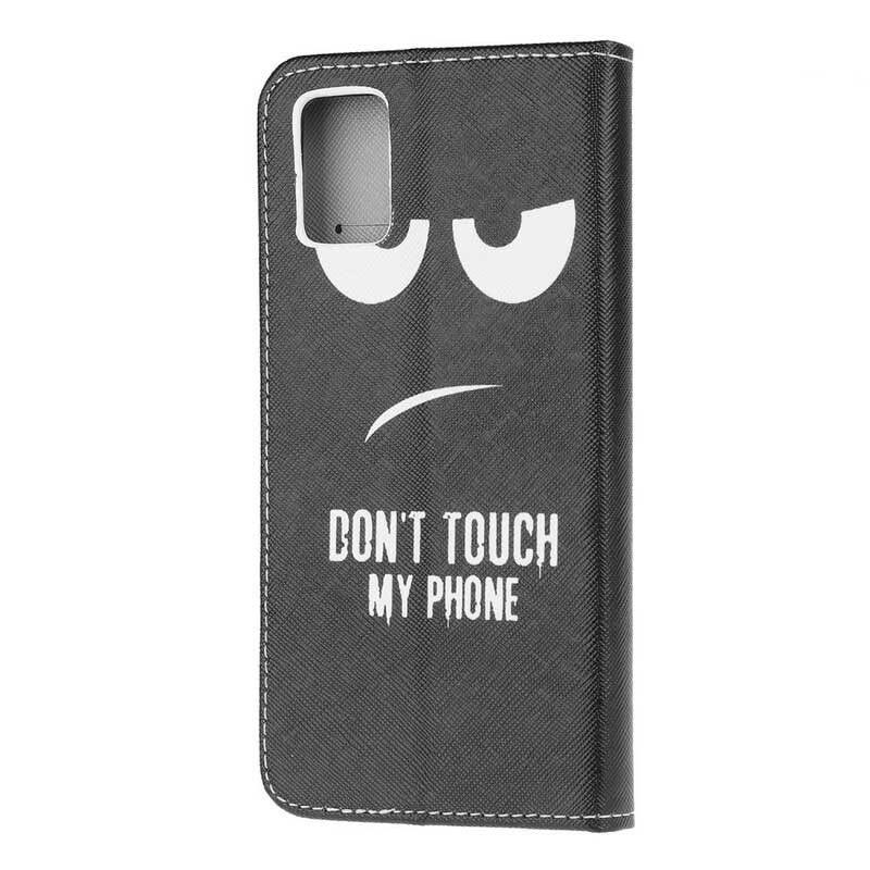 δερματινη θηκη Samsung Galaxy A41 Μην Αγγίζετε Το Τηλέφωνό Μου