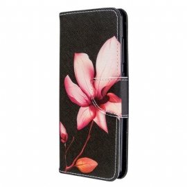 Κάλυμμα Samsung Galaxy A41 Ροζ Λουλούδι