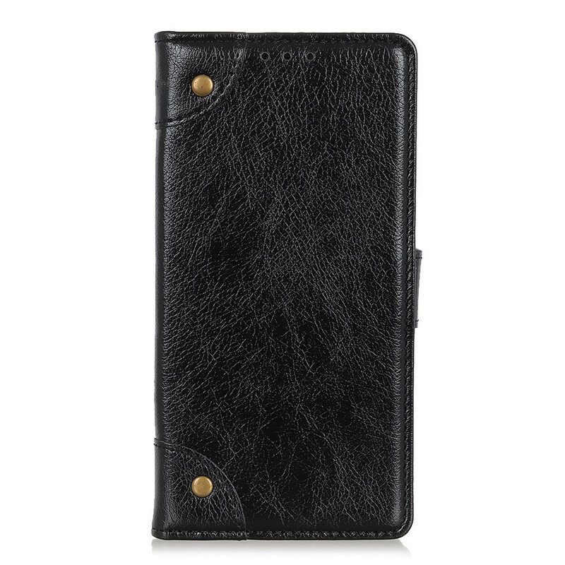 θηκη κινητου Samsung Galaxy A41 Θήκη Flip Δερμάτινο Στυλ Nappa