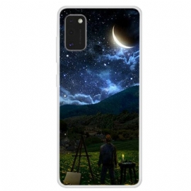 θηκη κινητου Samsung Galaxy A41 Ζωγράφος Στη Νύχτα
