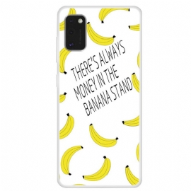 Θήκη Samsung Galaxy A41 Διαφανή Μπανάνα Χρήματα