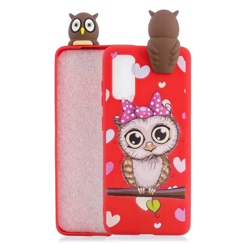 Θήκη Samsung Galaxy A41 Miss Owl 3d