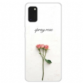 Θήκη Samsung Galaxy A41 Ψεκάστε Τριαντάφυλλα