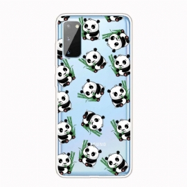 Θήκη Samsung Galaxy A41 Top Pandas Fun