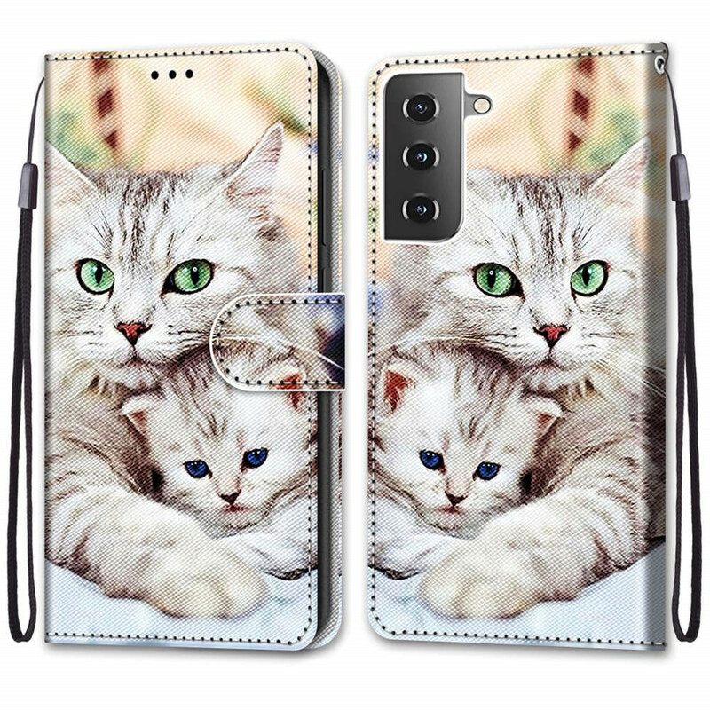 Κάλυμμα Samsung Galaxy S21 5G Οικογένεια Γατών