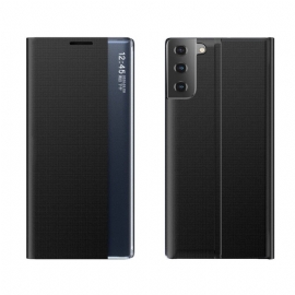 θηκη κινητου Samsung Galaxy S21 5G Συνθετικό Δέρμα Με Υφή