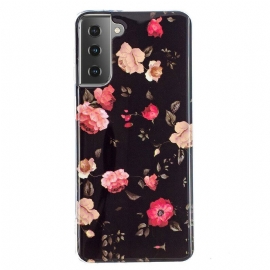 Θήκη Samsung Galaxy S21 5G Fluorescent Floral Series