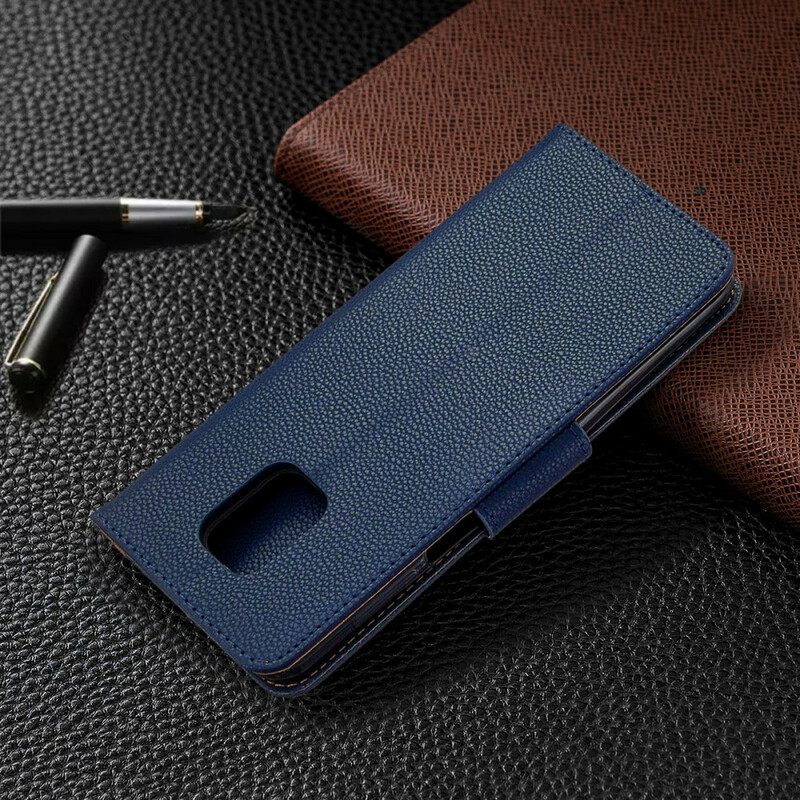 Κάλυμμα Xiaomi Redmi Note 9S / Note 9 Pro Δερμάτινο Εφέ Litchi