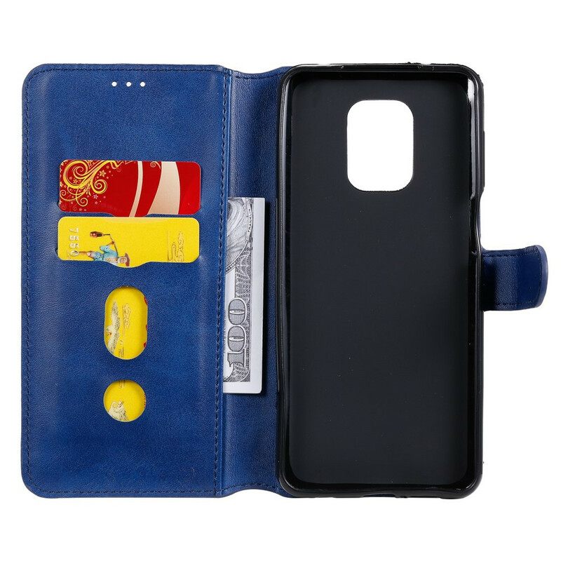 Κάλυμμα Xiaomi Redmi Note 9S / Note 9 Pro Κλασικό Δερμάτινο Στυλ
