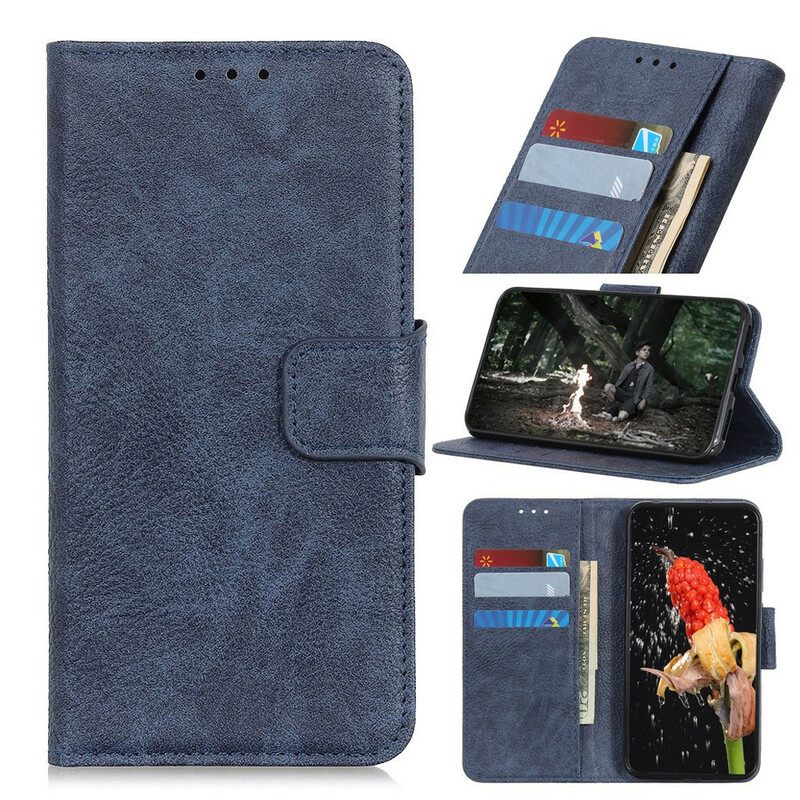 Κάλυμμα Xiaomi Redmi Note 9S / Note 9 Pro Litchi Ultra Faux Leather