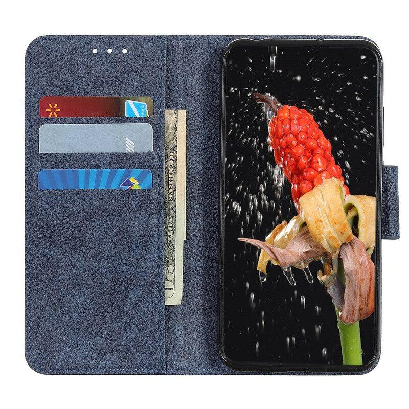 Κάλυμμα Xiaomi Redmi Note 9S / Note 9 Pro Litchi Ultra Faux Leather