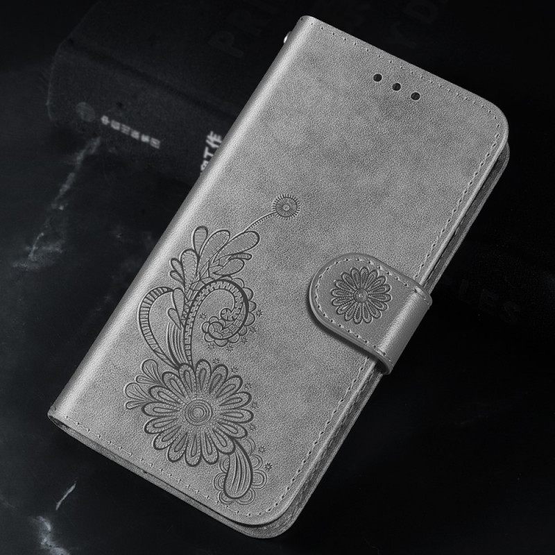 Κάλυμμα Poco M4 Pro 5G με κορδονι Δαντέλα Και Λουράκι Lotus